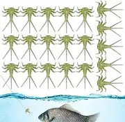 Soft Lord: May Soft Bait, Lures With Fly Bass Fly, Realistic Fly Tied May 20x | NINFA Body Components, Assortment Of With Hand Tied Fly, Fly Kit D