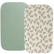 Muslin Bassinet Sheet Compatible with Dream On Me Traveler,Skylar,Lotus,Seash...
