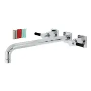 Kingston Brass KS604.DKL Kaiser Wall Mounted Roman Tub Filler - Chrome