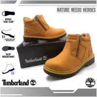 在飛比找蝦皮購物優惠-Timberland 優質鋼鞋頭智能拉鍊安全靴 Kasut 