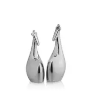 Nambe Giraffe Salt & Pepper Shakers