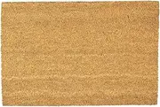 Nicola Spring Coir Door Mat - 90 x 60cm - Classic - Pack of 1 - Decorative Indoor Front Door Floor Mat Entry Dirt Trapper Rug Outdoor Boot Scraper Non Slip Backing Doormat