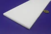 Hdpe White Bar 1/4" Thick x 3.75" Wide x 24" Long, 4 Units, 8 Ft Total