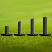 Golf Rubber Tees Driving Range Value 3/4 Pack, Mixed or Same Size 1.5’’ 2.25’’ 2.75’’ 3’’ for Practice Mat