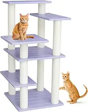 MAOHEGOU 5 Level Cat Tree for Outdoor and Indoor Cats,Large Cat Tower with Scratching Posts 46 inches