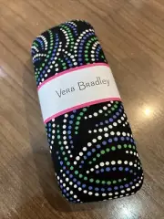 NEW Genuine Vera Bradley PAISLEY DOT Clamshell Hard Sunglasses & Eyeglasses Case
