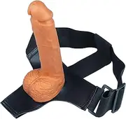 HGDTYRI 22cm Silicone Strap-On Dildo with Strong Suction Cup Removable Strap On Penis SM Masturbator Butt Plug Sex Toy for Women Men Couple