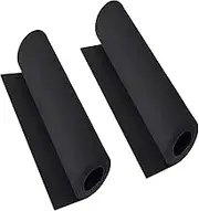 2-Pack Black Eva Foam Cosplay Sheets roll, Premium eva Craft Foam 2mm Thick, 13.5" x 49", High Density 86kg/m3 for Cosplay Costume, Crafts, DIY Projects by MEARCOOH