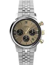 Timex Marlin Chronograph Tachymeter 40MM Stainless Steel Watch TW2W60100