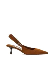 Jimmy Choo Slingback Amel Kitten Heel Pumps