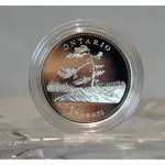 J031-7 1992 25C 125TH ANNIVERSARY OF CANADA SILVER一枚(無盒)