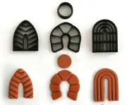 Arch Polymer Clay Cutter set | Polymer clay Earring cutter |