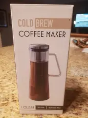 Cold Brew Coffee Maker 1 Quart Willow & Everett New In Box *VETERAN OWNED*