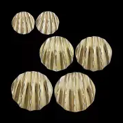 Shell Earrings, 925 Sterling Silver and Gold Earrings, Clam Earrings, Beach...