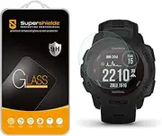 [Supershieldz] (2 Pack) Designed for Garmin Instinct 2S / Instinct 2S Solar Tempered Glass Screen Protector, Anti Scratch, Bubble Free