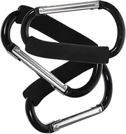 HOMOBABE 3Pcs Convenient for Stroller Hooks Durable Hangers for Shopping Bags and Diaper Bags Easy to Install Stroller Accessories for Carriages and Wheelchairs
