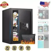 Fireproof Waterproof Safe Box with Alarm System - 2.5 Cuft Digital Security