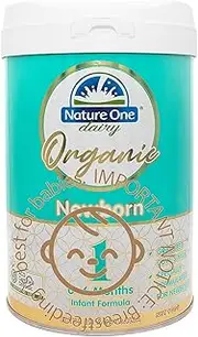 NATURE ONE DAIRY Organic Newborn Infant Formula Step 1 (0-6 months) -Baby Formula -Infant Formula -ACO-Certified Organic Milk -Non-GMO, 900g