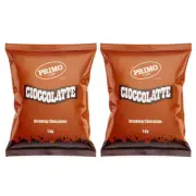 2x Primo Caffe 1kg Original Cioccolatte Intensty 3 Hot/Drinking Chocolate Powder