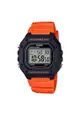 Casio General Orange Strap Unisex Watch W-218H-4B2VDF