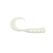 Berkley PowerBait Ribbontail Grubs , White, 3" (15 Count)