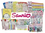 SANRIO Characters Wonderful 12-pc Stationery and Accessory Assorted Set Bundl...