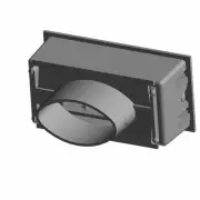 Polaris Rectangle Vent, Genuine OEM Part 5452875, Qty 1