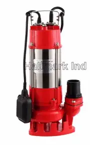 Sewage Pump 3/4HP 115V, 5600GPH/38' Lift 20' Cable S.S. Hallmark Industries