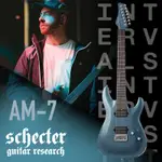 AARON MARSHALL 簽名款 SCHECTER AM-7 七弦 雙雙 電吉他【又昇樂器.音響】