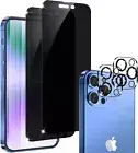 For iPhone 16 Pro Max [2+2] Anti-spy Privacy Tempered Glass Screen Protector