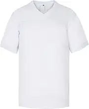 [BOROLIN] Mens Blank Football Jersey,Mesh Polyester Plain Football Shirt Pullover Sports Clothing