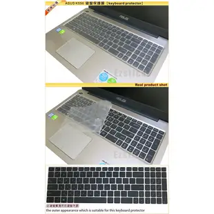 【Ezstick】ASUS K556 K556U K556UQ K556UR 奈米銀抗菌TPU 鍵盤保護膜 鍵盤膜