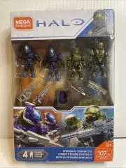 Mega Construx Bloks-HALO Spartan IV Team Battle Set -GCM37 UNSC Ranger Elites