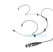 HIXMAN HM3-MI Black Adjustable Headworn Mic For Mipro Peavey Beyer Wireless Mics