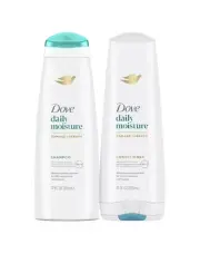 Dove Daily Moisture Nourishing Shampoo and Conditioner Set All Hair, 12 oz