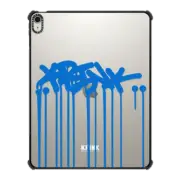 iPad Air 13-inch (M2/M3) iPad Impact Case Krink Blue Tag iPad Case