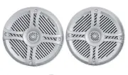 Pair Rockville RMSTS65S 6.5 800 Watt Waterproof Marine Boat Speakers 2Way Silver