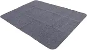 TEMPNAP Office Chair Swivel Chair Cushion Desk Floor Mat Standing Desk Mat Home Office Rugs Bedroom Carpet Table Area Rugs Carpet Room Furniture Dark Grey Polyester