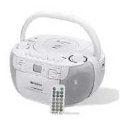 TR621 CD and Cassette Player Combo, Portable Boombox AM FM Radio, Tape