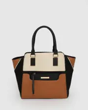 Multi Colour Brooklyn Pouch Tote Bag