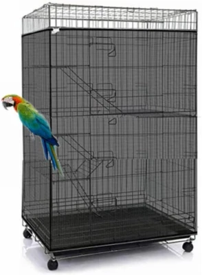 Adjustable Birdcage Seed Catcher Feather Catcher Bird Cage