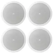 (4) JBL CONTROL 16C/T White 6.5" 30w 70v Commercial Restaurant Ceiling Speakers