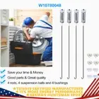 For Whirlpool Kenmore Maytag W10780048 Washing Machine Suspension Rods Kit 4PCS