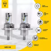 AGS Car LED H4 Headlight Globe for Toyota Corolla Sedan 2018 2019 2020 2021 (for: Toyota)