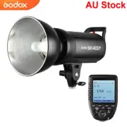 Godox SK400II 2.4G 400W Studio Flash Strobe Head + XPro-C/N/S/F/O Trigger
