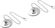 Pcs Bathtub Drain Plug Chain Sink Drain Stopper Bathroom Sink Accessory Leakproof Simple Design for Kitchen Bathroom