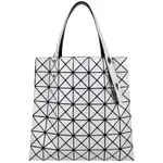 ISSEY MIYAKE 三宅一生 BAOBAO 白亮面方格7X7側肩/手提包