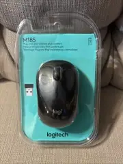 (New Retail) Logitech M185 Wireless Mouse + Nano Receiver 910-003888 - Black