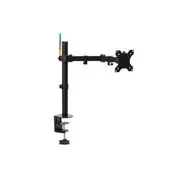 KENSINGTON SINGLE MONITOR DESK MOUNT, UP TO 34" & 8KG, VESA 75x75, 100x100 - BLACK