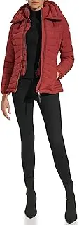 [DKNY] Women's Bib-Front Light-Weight Puffer